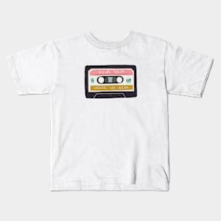 Old cassette tapes pattern Kids T-Shirt